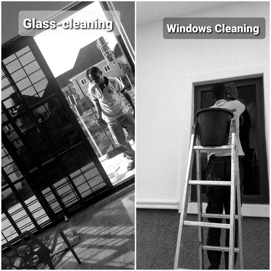 glass cleaning
